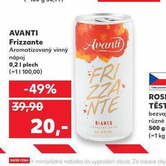 Kaufland Avanti frizzante nabídka