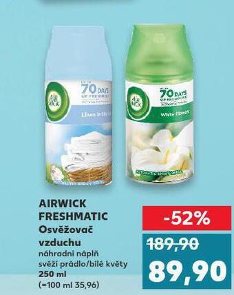 Kaufland Airwick freshmatic osvěžovač vzduchu nabídka