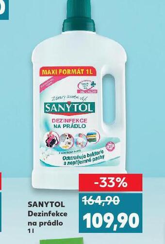Kaufland Sanytol dezinfekce na prádlo nabídka