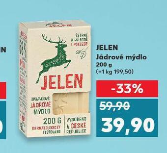 Kaufland Jelen jádrové mýdlo nabídka