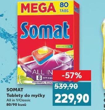 Kaufland Somat tablety do myčky nabídka