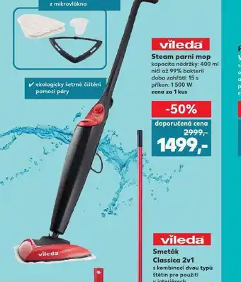 Kaufland Steam parní mop nabídka