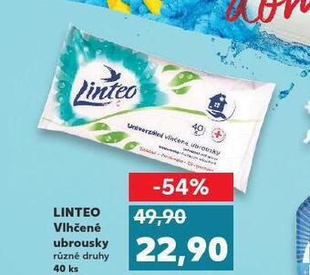 Kaufland Linteo vlhčené ubrousky nabídka