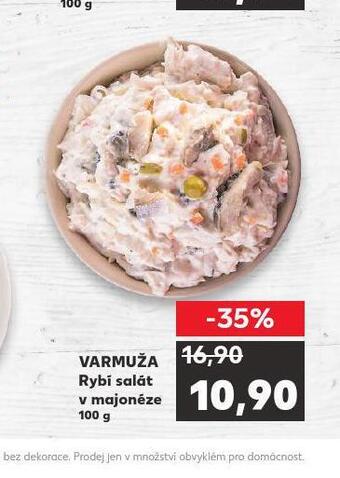 Kaufland Rybí salát v majonéze nabídka
