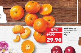Kaufland Mandarinky nabídka