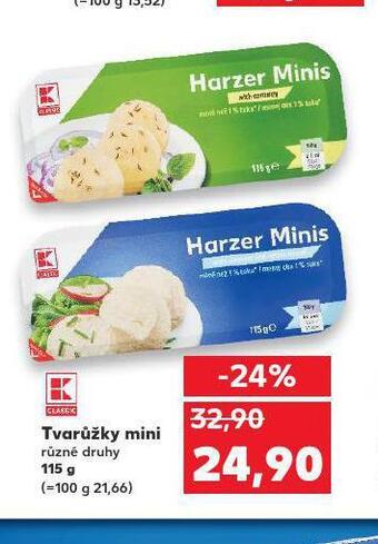 Kaufland Tvarůžky mini nabídka