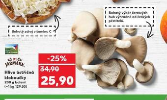 Kaufland Hlíva ústřičná nabídka