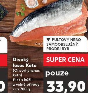 Kaufland Divoký losos keta nabídka