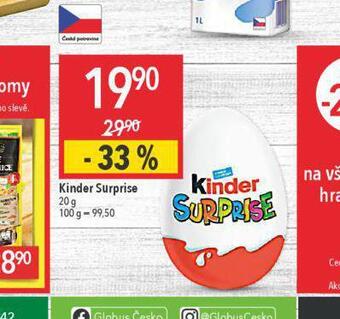 Globus Kinder surprise nabídka