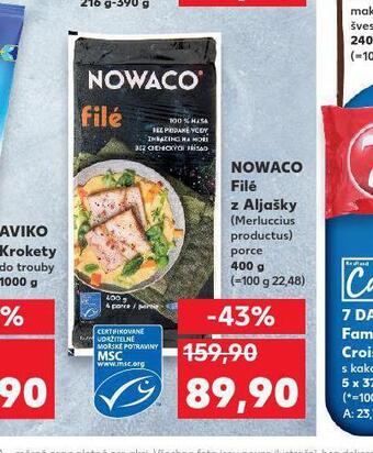 Kaufland Nowaco filé z aljašky nabídka