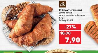 Kaufland Máslový croissant nabídka