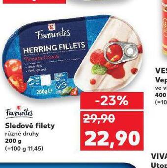 Kaufland Sleďové filety nabídka