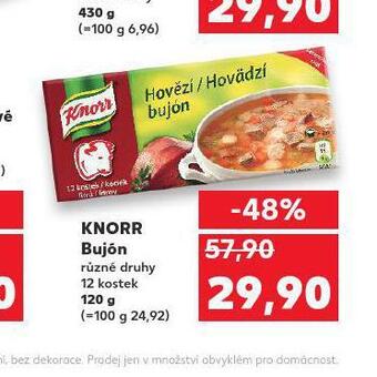 Kaufland Knorr bujón nabídka