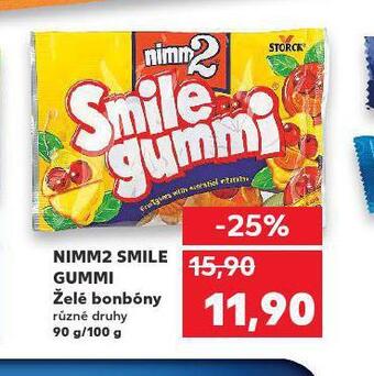 Kaufland Nimm2 smile gummi nabídka