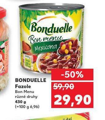 Kaufland Bonduelle fazole nabídka