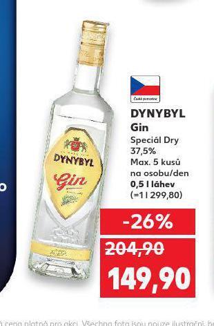 Kaufland Dynybyl gin nabídka