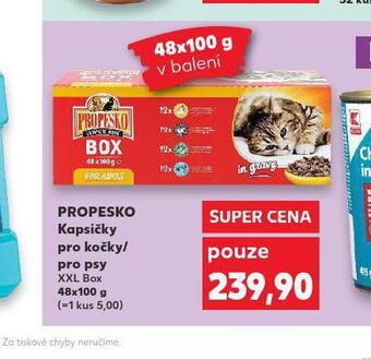 Kaufland Propesko kapsičky pro kočky nabídka