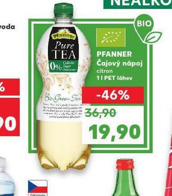 Kaufland Pfanner čajový nápoj nabídka