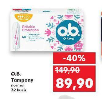 Kaufland O.b. tampony nabídka