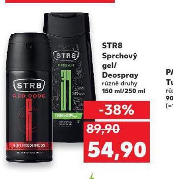 Kaufland Str8 sprchový gel nabídka