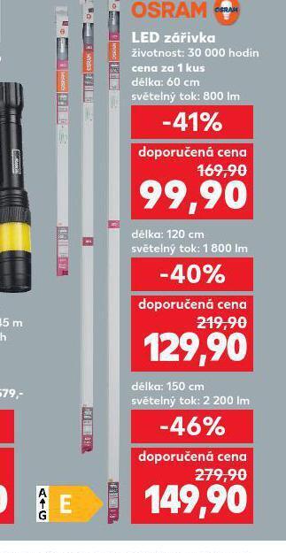 Kaufland Led zářivka nabídka