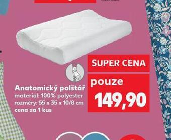 Kaufland Anatomický polštář nabídka
