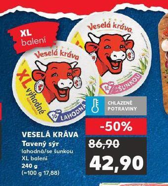 Kaufland Veselá kráva tavený sýr nabídka
