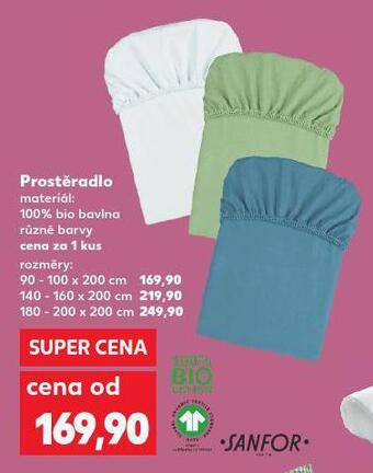 Kaufland Napínací prostěradlo 90-100 x 200 cm nabídka