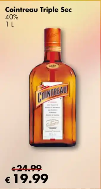 TRAVEL FREE Cointreau Triple Sec 40% 1L nabídka