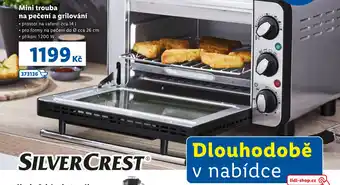 Lidl SilverCrest Mini trouba na pečení a grilování příkon: 1200 W, prostor na vařeni: cca 14 L nabídka
