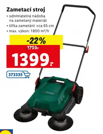 Zametací stroj max. výkon: 1800 m2/h