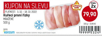 Konzum Kuřecí prsní řízky nabídka