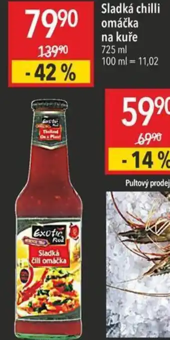 Globus Sladká chili omáčka na kuře 725 ml nabídka