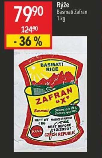 Globus Rýže Basmati Zafran 1 kg nabídka