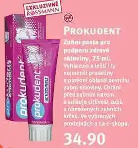 Rossmann Prokudent zubní pasta pro podporu zdravé skloviny, 75 ml nabídka
