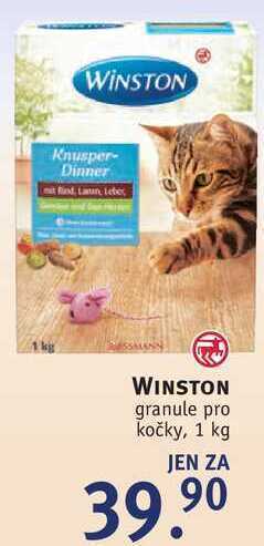 Rossmann Winston granule pro kočky, 1 kg nabídka