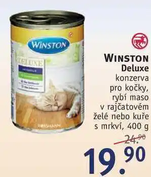 Rossmann Winston deluxe konzerva pro kočky, 400 g nabídka