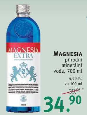 Rossmann Magnesia přírodní minerální voda, 700 ml nabídka