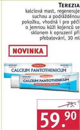 Rossmann Terezia kalciová mast, 30 ml nabídka