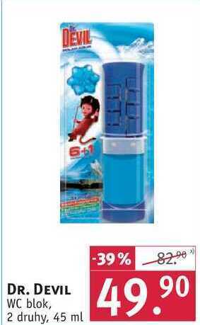 Rossmann Dr. devil wc blok, 45 ml nabídka