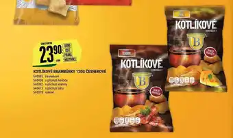 Kotlíkové brambůrky 120g česnekové