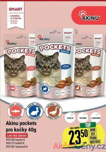 Tamda Foods Akinu pockets pro kočky 40g nabídka