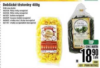 Tamda Foods Dobšické těstoviny 400g nabídka