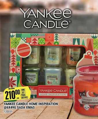 Yankee candle home inspiration @6x49g sada xmas