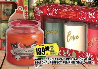 Tamda Foods Yankee candle home inspiration 425g seasonal perfect pumpkin (halloween) nabídka