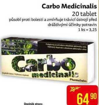 Teta Carbo medicinalis 20 tablet nabídka