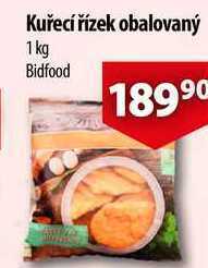 CBA Kuřecí řízek obalovaný, 1 kg nabídka