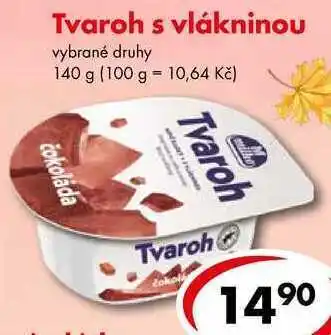 Tvaroh s vlákninou, 140 g