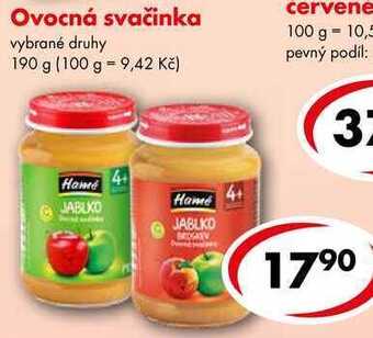 CBA Ovocná svačinka, 190 g nabídka