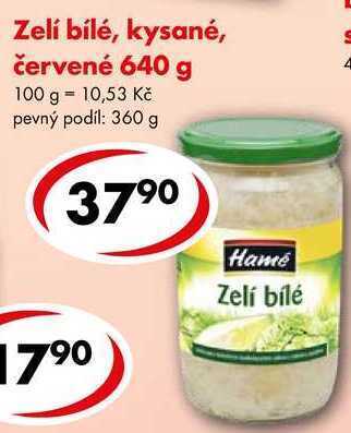 CBA Zelí bílé, kysané, červené, 640 g nabídka